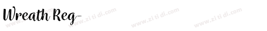 Wreath Reg字体转换